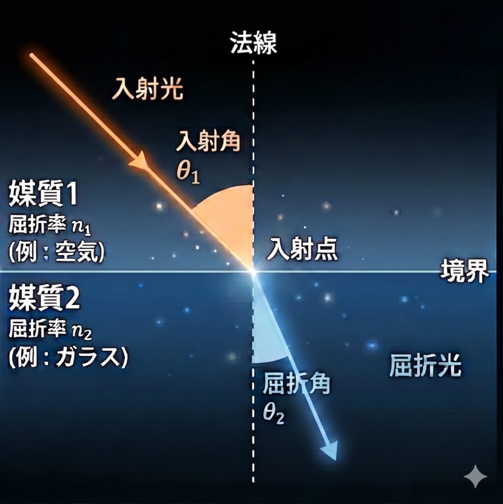 光学設計の基礎：スネルの法則 | 光学レンズ設計.com